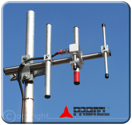 antenne directive 3 éléments bande 300 600 MHz Protel Antennekit
