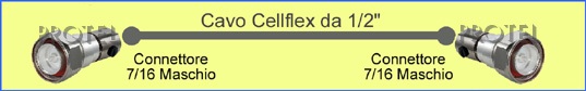 Cellflex 1/2" 7/16m-7/16m