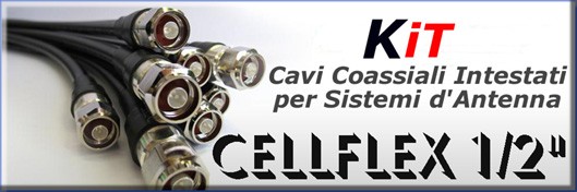 Cellflex 1/2" Cavi intestati per sistemi di antenna FM
